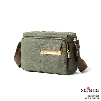 satana - 輕便斜背包 - 墨綠色