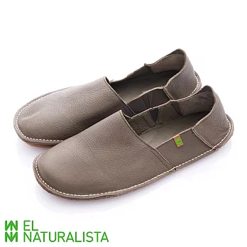 EL Naturalista(男) IBIZA 輕鬆趣 軟式牛皮懶人鞋 - 灰卡其40灰卡其