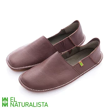 EL Naturalista(男) IBIZA 輕鬆趣 軟式牛皮懶人鞋 - 咖啡咖40咖啡