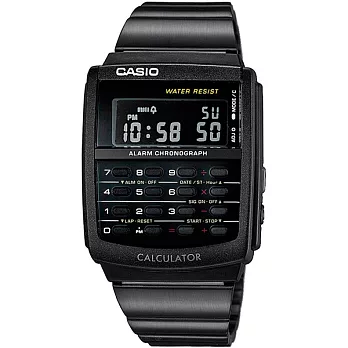 CASIO 大次元經典復古運動錶-黑