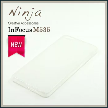 【東京御用Ninja】InFocus M535磨砂TPU清水保護套（透白色）