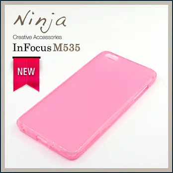 【東京御用Ninja】InFocus M535磨砂TPU清水保護套（透粉色）