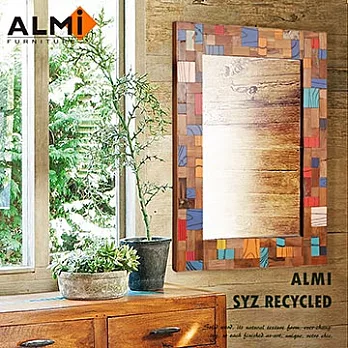 【ALMI】SYZ RECYCLED- MOZAIC 90X120壁鏡