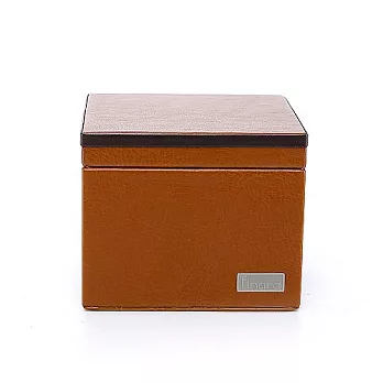 finara費納拉-桌上用品含蓋收納小方盒-(愛馬仕橘)