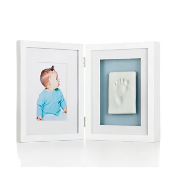 《TOMA．TOMA》新寶寶掌印桌上相框 (2格)白色