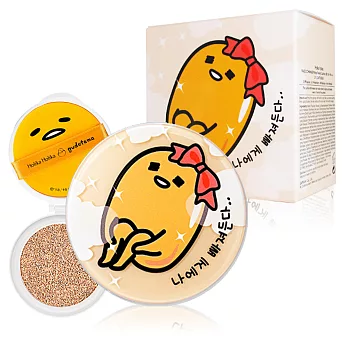 韓國holika holika X 蛋黃哥柔潤無瑕舒芙蕾15g+補充包15g(兩色)好少女-21白皙