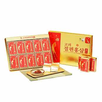 金蔘-6年根韓國高麗紅蔘蜜片(20g*10份/盒)加贈蔘芝王3瓶