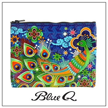 Blue Q 拉鍊袋 - Peacock 孔雀