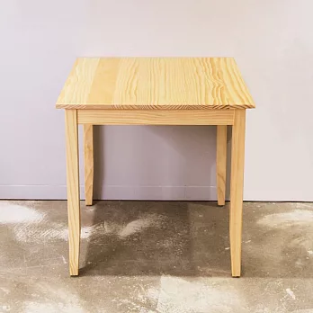 CiS自然行實木家具-實木桌74x74cm (扁柏自然色)