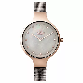 OBAKU 星光眷戀米蘭時尚腕錶-V173LXVJMJ