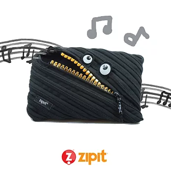 Zipit 怪獸拉鍊包鋼牙版(大)-黑