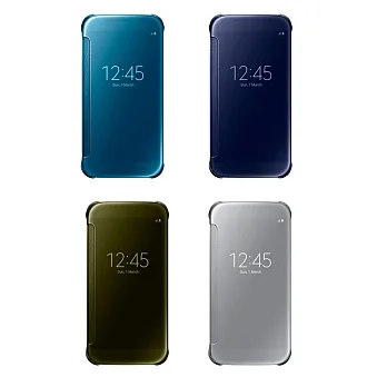 SAMSUNG GALAXY S6 Clear View 原廠感應皮套 (盒裝)黑色