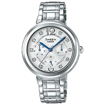 CASIO SHEEN艷坦魅力時尚運動錶-SHE-3048D-7AUDR