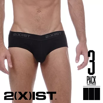 2(X)IST 新基本 Essential三件組 低腰三角褲(黑黑黑)S黑