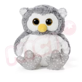 25cm歐琳卡貓頭鷹坐姿玩偶(頭部可轉動)