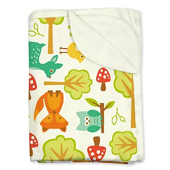 瑞典ImseVimse-有 機棉柔寶寶毯(歡樂森林)