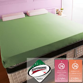 【契斯特】雙重功能12公分釋壓記憶床墊-雙人5尺-綠色