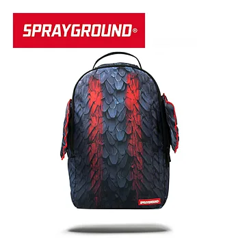 【SPRAYGROUND】DLX WINGS系列 Tribal Wings 部落翅膀潮流筆電後背包