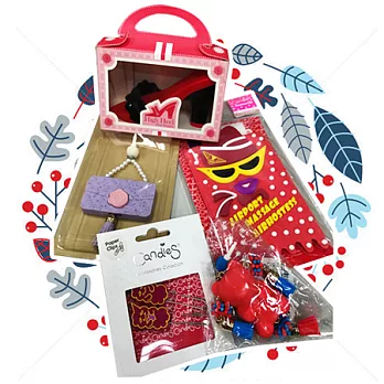 ★聖誕超值599元★-Candies迷門檔組 造型門檔+護照夾+防塵塞*2+迴紋針