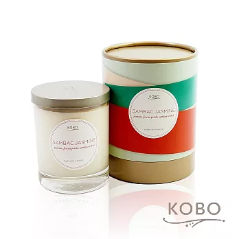 【KOBO】美國大豆精油蠟燭 - 茉莉蘭香(330g/可燃燒80hr)