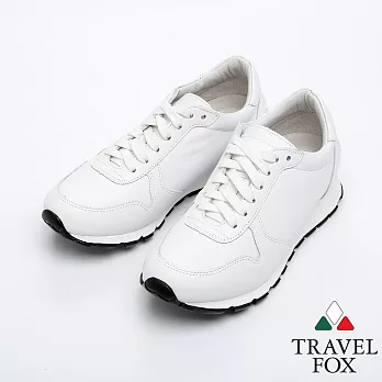 Travel Fox 跳色皮革休閒鞋916861-507-35白色