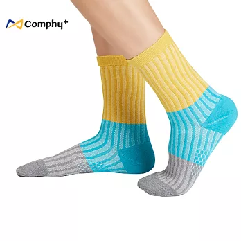 【Comphy +】三色透氣休閒三分襪(芥末黃)- 除臭 抑菌 吸濕排汗更舒服