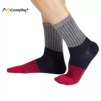 【Comphy +】三色透氣休閒三分襪(灰)- 除臭 抑菌 吸濕排汗更舒服