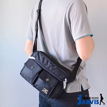 Jarvis賈維斯 側背包 休閒公事包-格調-8811-1黑色