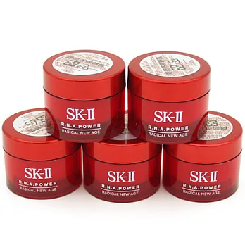 SKII R.N.A.超肌能緊緻活膚霜(15g)*5