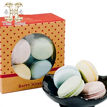 ThaiScent泰香 馬卡龍擴香石禮盒+碟(兩款任選)圓形馬卡龍