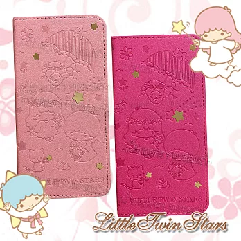 三麗鷗授權 KIKILALA iPhone 6/6s Plus 5.5吋雙子星甜心金莎皮套戀愛桃