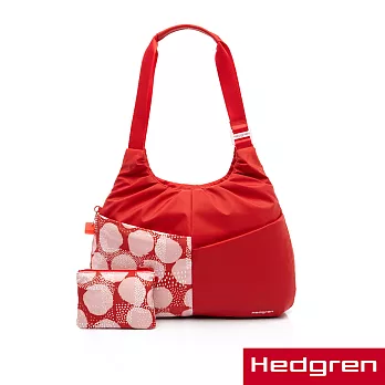 【Hedgren】HPLT -Pilates 皮拉提斯系列-肩背包-大(紅白點色)