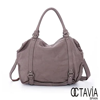 OCTAVIA 真皮 - 弗羅倫斯 真女人舒軟牛皮肩斜二用包 -雲柔調