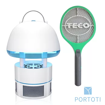 波特堤吸入式捕蚊燈PR-25MB 送 TECO東元電池式電蚊拍