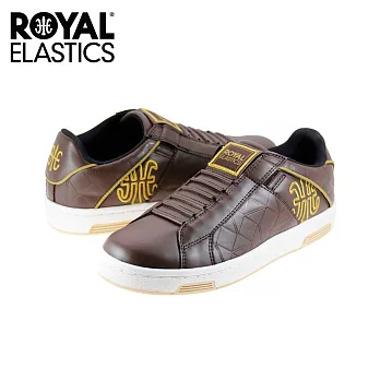 【Royal Elastics】男-Icon Alpha 休閒鞋-咖啡/格紋(02073-777)US7咖啡/格紋