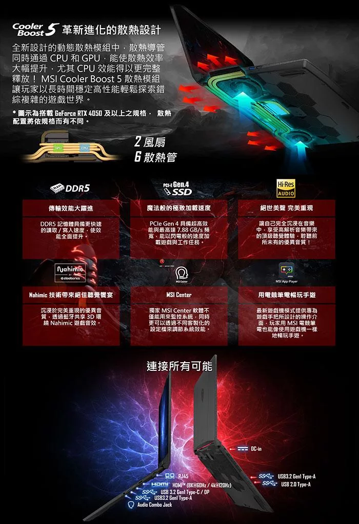 MSI微星 Katana B13VEK-1065TW - 詳情7