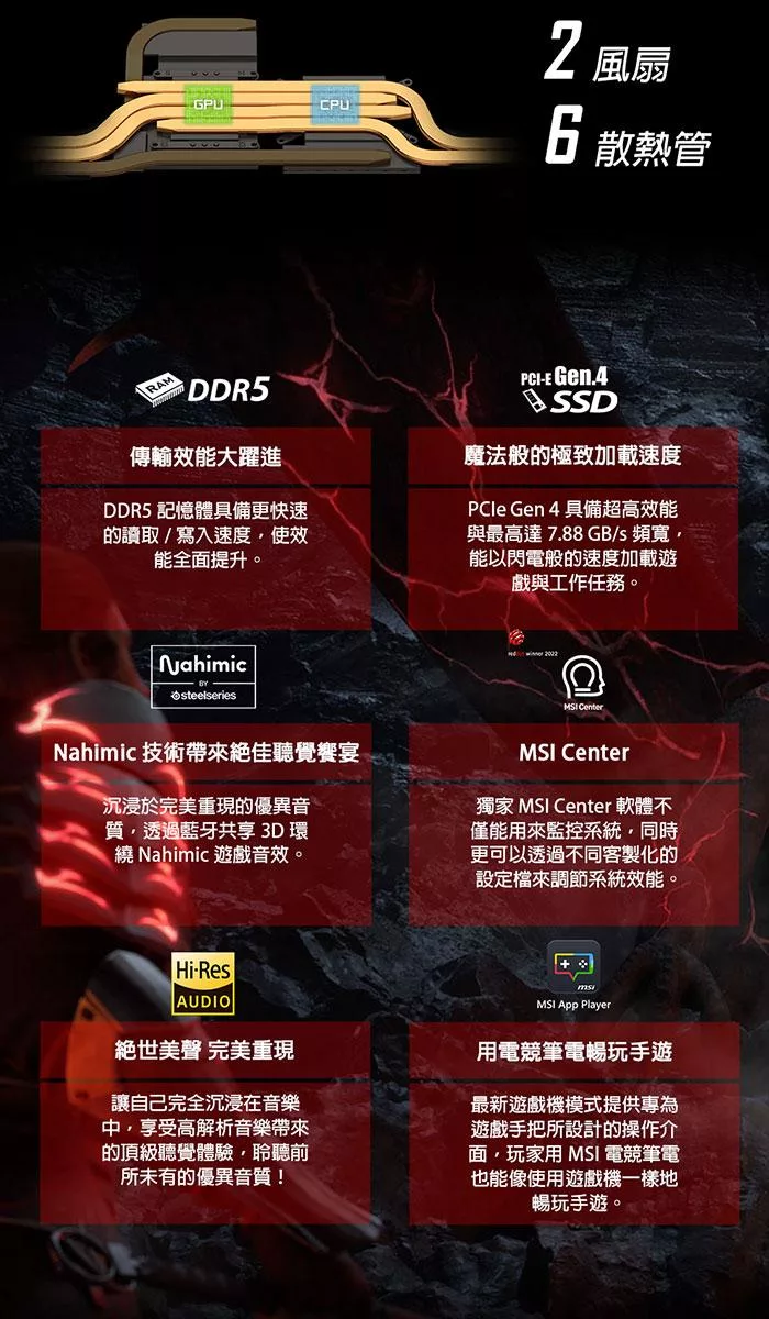 MSI微星 Katana B8VF-433TW - 詳情17
