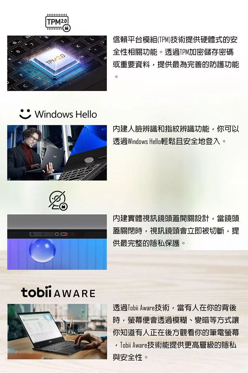 MSI微星 Prestige B1UDXG-232TW - 詳情17