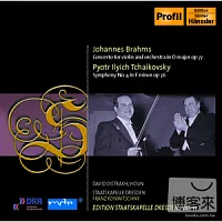 SSKD系列11- 布拉姆斯：小提琴協奏曲；柴可夫斯基：第四號交響曲 / 歐伊斯特拉夫（小提琴），孔維茲尼(指揮)德勒斯登國家交響樂團