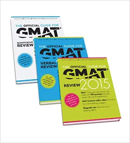 The Official Guide for GMAT Review 2015 + - The Official Guide for GMAT Verbal Review Guide 2015 + The Officail Guide for GMAT Q