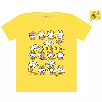 猴兔超人-T恤L黃色