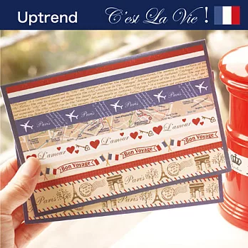Uptrend C’est La Vie！France 法式飾條貼紙