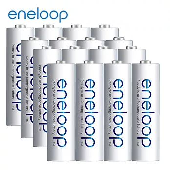 日本Panasonic國際牌eneloop低自放電充電電池組(內附3號16入)