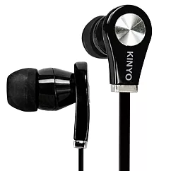 KINYO時尚造型耳道式耳機EMP─50黑色