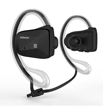 Jabees BSport 藍芽立體聲運動型耳掛式耳機(黑色)
