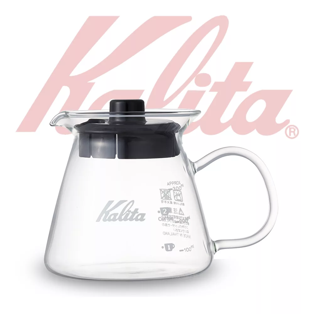 【日本】KALITA 手沖咖啡耐熱玻璃壺（約300ml）