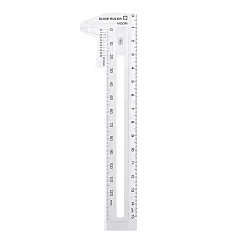 MIDORI CL厚度物品測量尺─透明