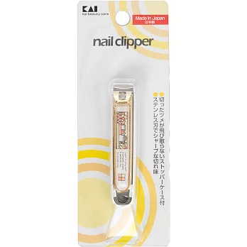 日本貝印抗菌金邊指甲剪 KE-0611