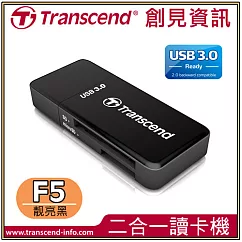 創見 Transcend RDF5K USB 3.0 讀卡機 黑色(TS─RDF5K)