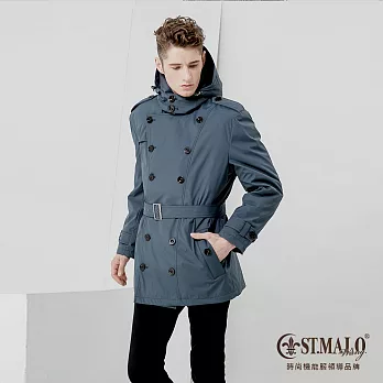 【ST.MALO】皇家騎士太陽棉風衣-1472MC-L深灰藍